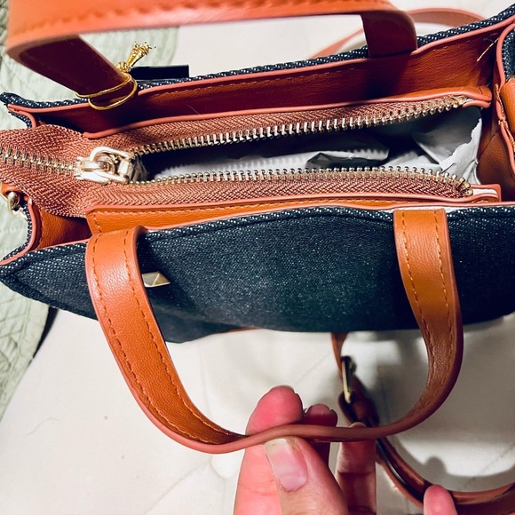 Bebe Rian Canvas Satchel - Picture 4 of 8